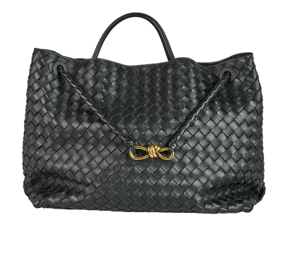 Large Andiamo Crossbody, &pound;4,100, Handbags, Black, Leather, Front view